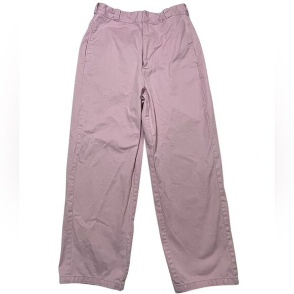 BDG pink washed high waisted cropped khaki jeans, size 2 - Picture 1 of 8